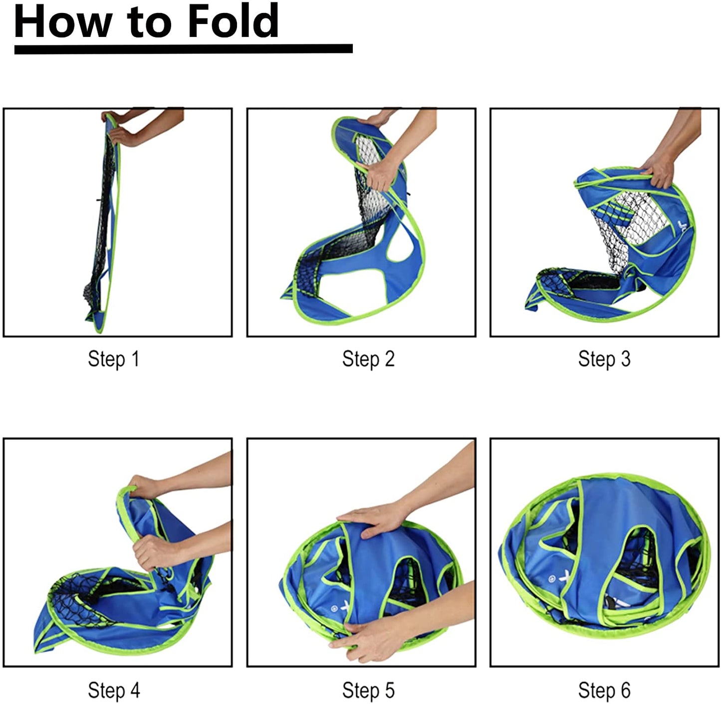 JOGENMAX Kids Soccer Goal- 2 in 1 Portable Pop Up Soccer Goals Nets for Backyard,Target Soccer net Shooting Training Equipment for Kids.